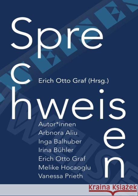 Sprechweisen Aliu, Arbnora; Balhuber, Inga; Bühler, Irina 9783741883408