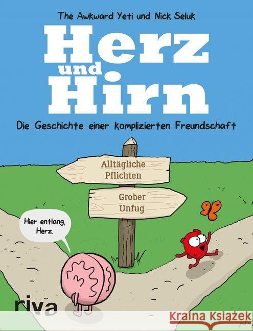 Herz und Hirn : Die Geschichte einer komplizierten Freundschaft Seluk, Nick; The Awkward Yeti 9783742300324