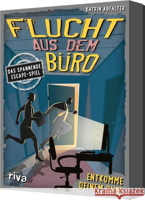 Flucht aus dem Büro - Das spannende Escape-Spiel (Spiel) : Entkomme deinem Chef Abfalter, Katrin 9783742309549 riva Verlag