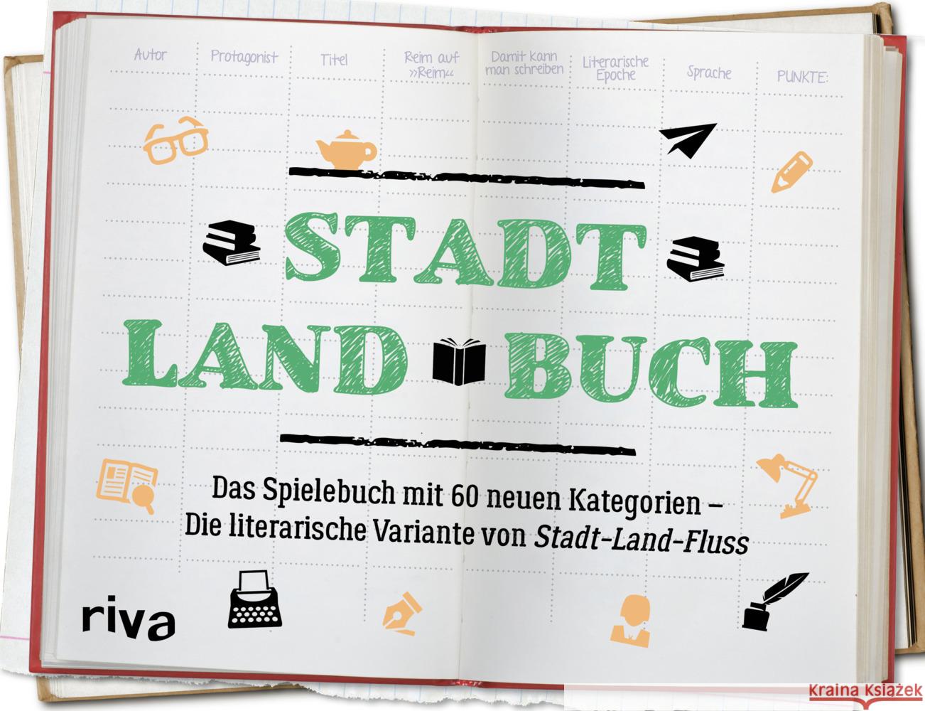 Stadt Land Buch : Das Spielebuch mit 60 neuen Kategorien - Die literarische Variante von Stadt-Land-Fluss Heer, Carina 9783742312297