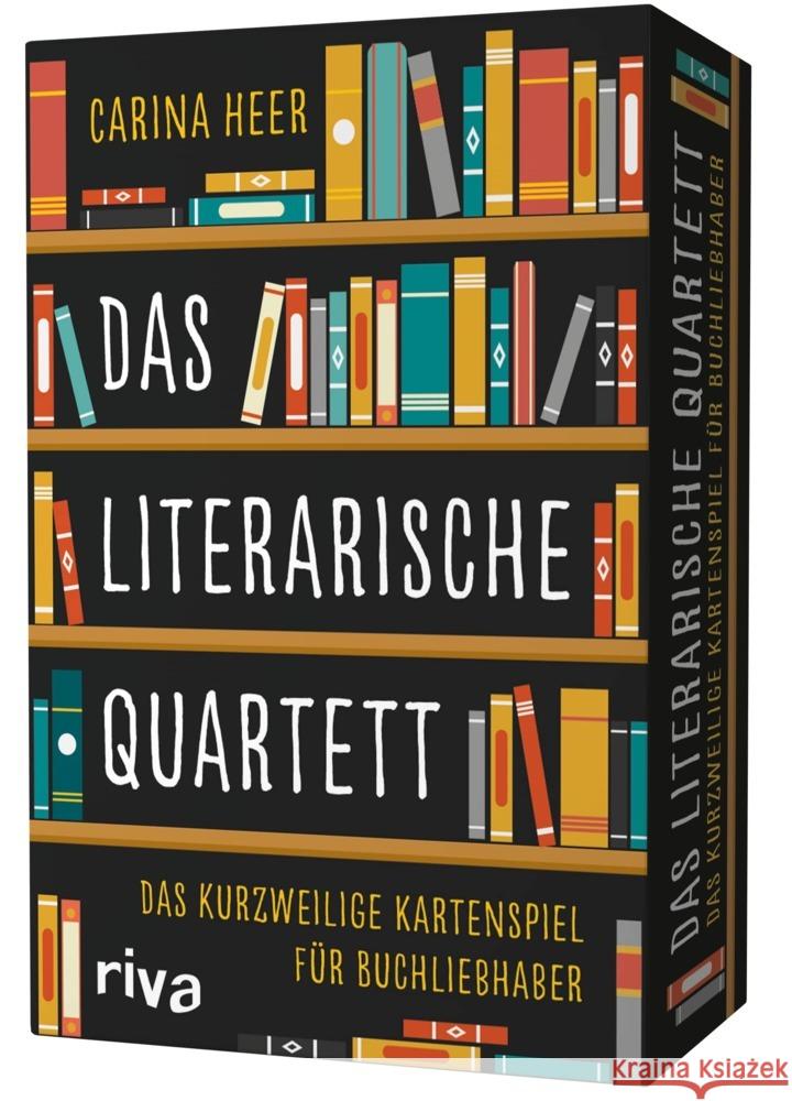 Das literarische Quartett (Spiel) : Das kurzweilige Kartenspiel für Buchliebhaber Heer, Carina 9783742312662 riva Verlag