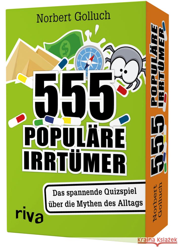 555 populäre Irrtümer - Das spannende Quizspiel rund um die Mythen des Alltags Golluch, Norbert 9783742315113