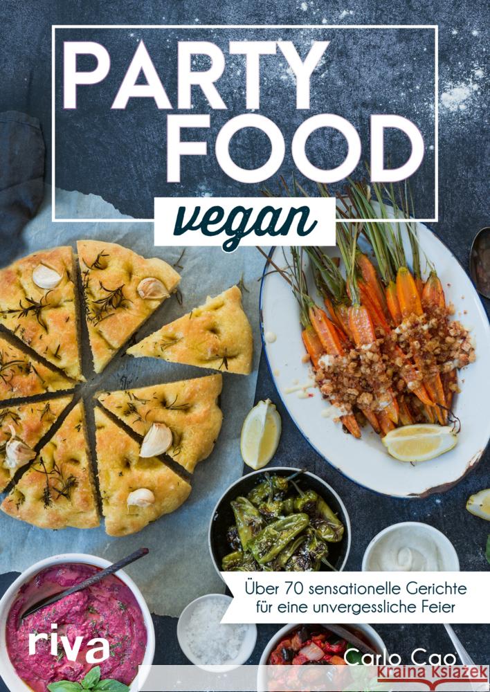 Partyfood vegan Cao, Carlo 9783742316349