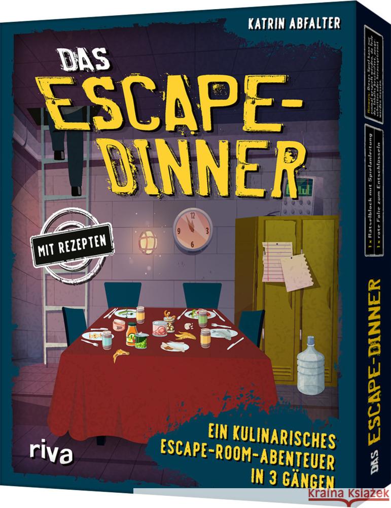 Das Escape-Dinner - Ein kulinarisches Escape-Room-Abenteuer in 3 Gängen Abfalter, Katrin 9783742317445 Riva