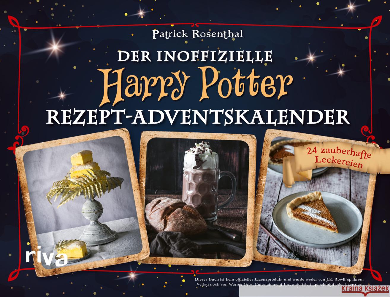 Der inoffizielle Harry-Potter-Rezept-Adventskalender. Hardcover-Ausgabe Rosenthal, Patrick 9783742319807 Riva