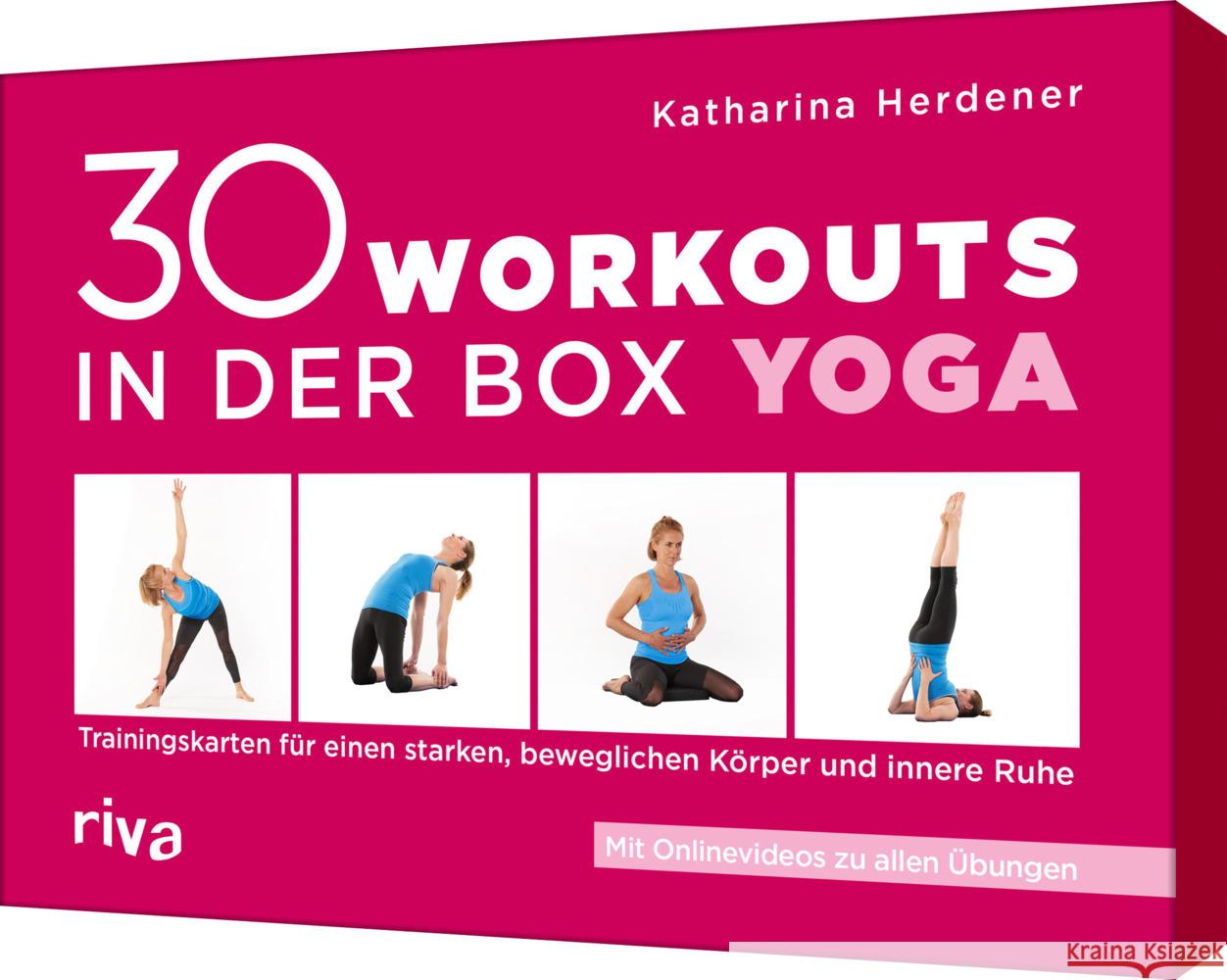 30 Workouts in der Box - Yoga Herdener, Katharina 9783742322937 Riva