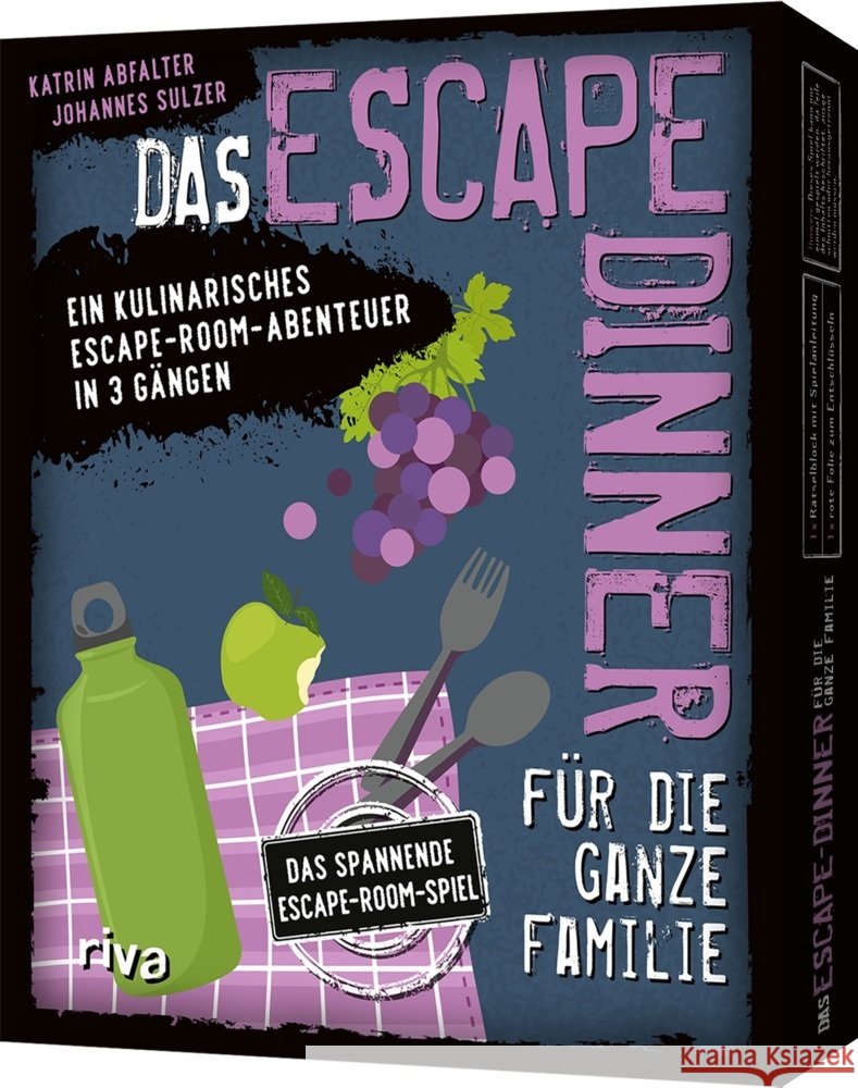 Das Escape-Dinner für die ganze Familie Abfalter, Katrin, Sulzer, Johannes 9783742327475 Riva