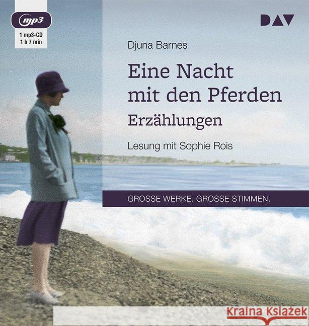 Eine Nacht mit den Pferden. Erzählungen, 1 MP3-CD : Lesung mit Sophie Rois (1 mp3-CD), Lesung. MP3 Format Barnes, Djuna 9783742400185 Der Audio Verlag, DAV