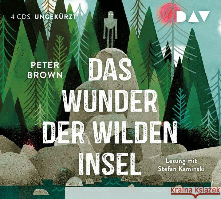 Das Wunder der wilden Insel, 4 Audio-CDs : Ungekürzte Lesung mit Stefan Kaminski (4 CDs), Lesung Brown, Peter 9783742402400