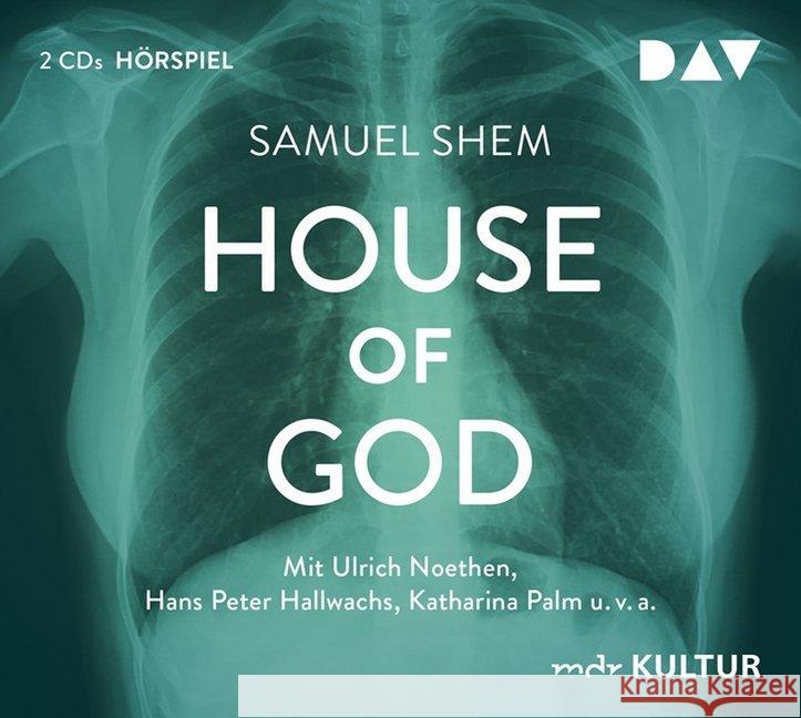 House of God, 2 Audio-CDs : Hörspiel mit Ulrich Noethen, Hans Peter Hallwachs u.v.a. (2 CDs), Hörspiel Shem, Samuel 9783742402431 Der Audio Verlag, DAV