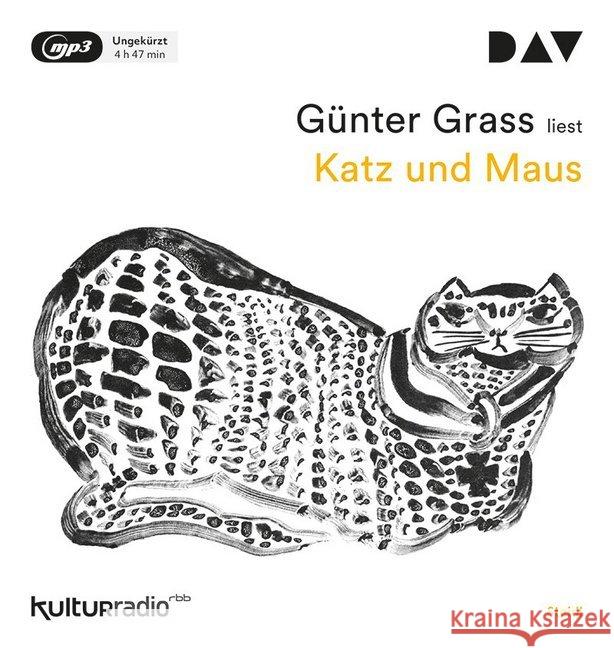 Katz und Maus, 1 MP3-CD : Ungekürzte Autorenlesung (1 mp3-CD), Lesung. MP3 Format Grass, Günter 9783742404862