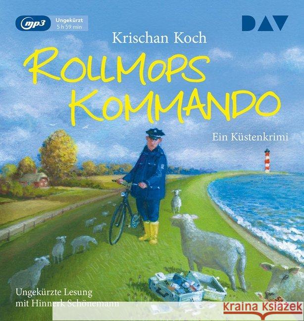 Rollmopskommando, 1 MP3-CD : Ungekürzte Lesung mit Hinnerk Schönemann (1 mp3-CD), Lesung. MP3 Format Koch, Krischan 9783742406491 Der Audio Verlag, DAV