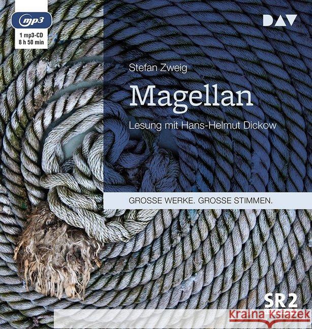 Magellan, 1 MP3-CD : Ungekürzte Lesung mit Hans-Helmut Dickow (1 mp3-CD), Lesung. MP3 Format Zweig, Stefan 9783742407016
