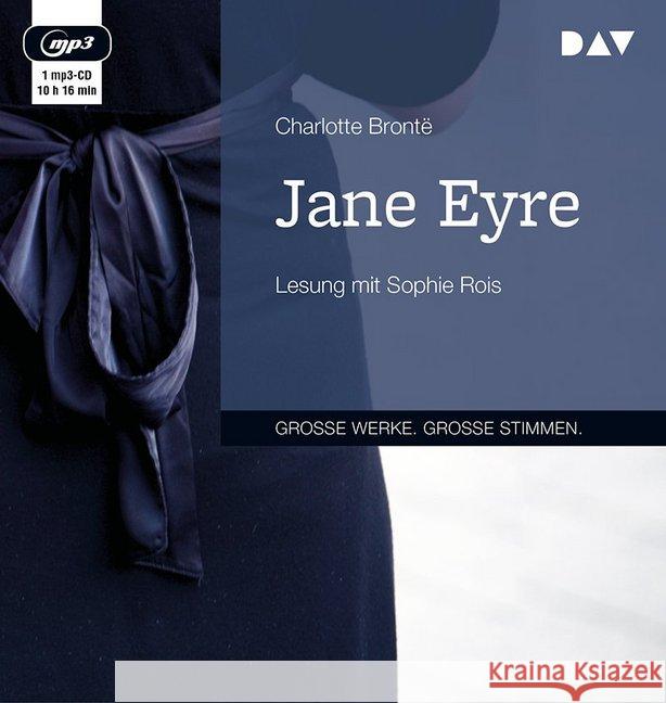Jane Eyre, 1 MP3-CD : Ungekürzte Lesung mit Sophie Rois (1 mp3-CD), Lesung. MP3 Format Brontë, Charlotte 9783742409041