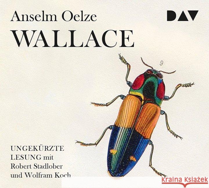 Wallace, 6 Audio-CDs : Ungekürzte Lesung mit Robert Stadlober und Wolfram Koch (6 CDs), Lesung. CD Standard Audio Format Oelze, Anselm 9783742410313