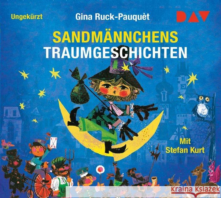 Sandmännchens Traumgeschichten, 2 Audio-CDs : Ungekürzte Lesung mit Musik mit Stefan Kurt (2 CDs), Lesung. CD Standard Audio Format Ruck-Pauquèt, Gina 9783742411853
