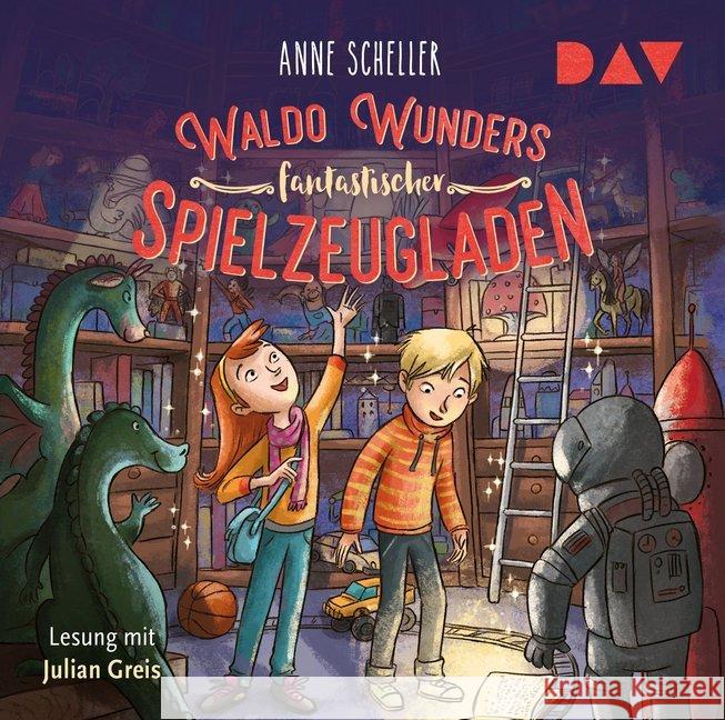 Waldo Wunders fantastischer Spielzeugladen, 2 Audio-CDs : Ungekürzte Lesung mit Julian Greis (2 CDs), Lesung. CD Standard Audio Format Scheller, Anne 9783742412522