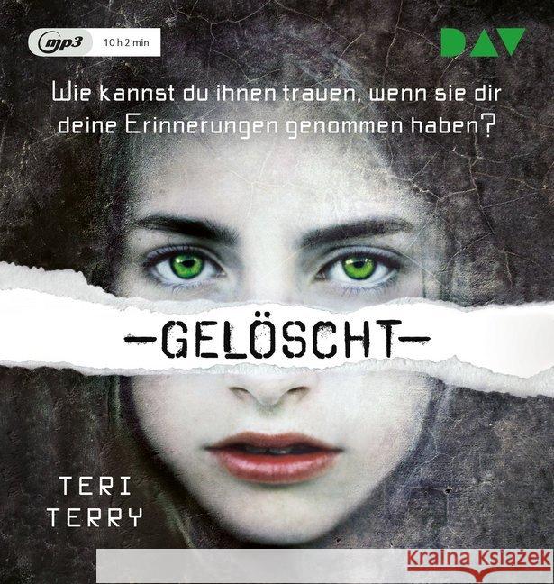 Gelöscht - Teil 1, 1 MP3-CD : Lesung mit Vanida Karun (1 mp3-CD), Lesung. MP3 Format Terry, Teri 9783742412669 Der Audio Verlag, DAV