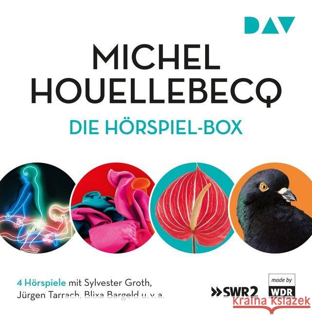 Die Hörspiel-Box, 7 Audio-CDs : Hörspiele mit Sylvester Groth, Jürgen Tarrach, Blixa Bargeld u.v.a. (7 CDs), Hörspiel. CD Standard Audio Format Houellebecq, Michel 9783742412744