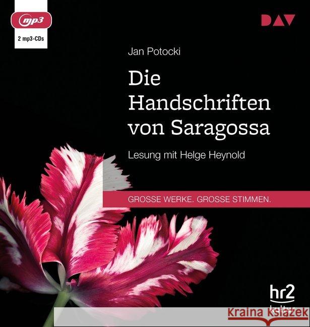 Die Handschriften von Saragossa oder Die Abenteuer in der Sierra Morena, 2 Audio-CD, MP3 : Lesung mit Helge Heynold (2 mp3-CDs), Lesung Potocki, Jan 9783742413260