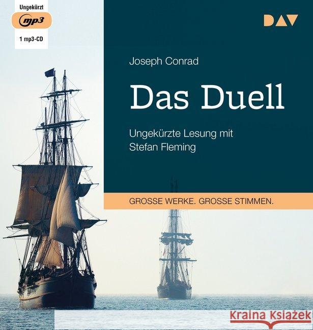Das Duell, 1 Audio-CD, MP3 : Ungekürzte Lesung mit Stefan Fleming (1 mp3-CD), Lesung Conrad, Joseph 9783742413819 Der Audio Verlag, DAV