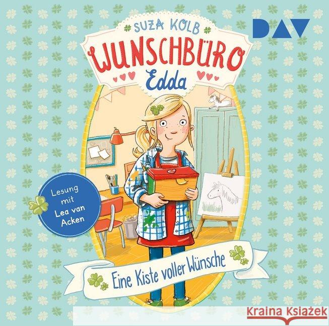 Wunschbüro Edda - Eine Kiste voller Wünsche, 1 Audio-CD : Ungekürzte Lesung mit Lea van Acken (1 CD), Lesung. CD Standard Audio Format Kolb, Suza 9783742414267 Der Audio Verlag, DAV