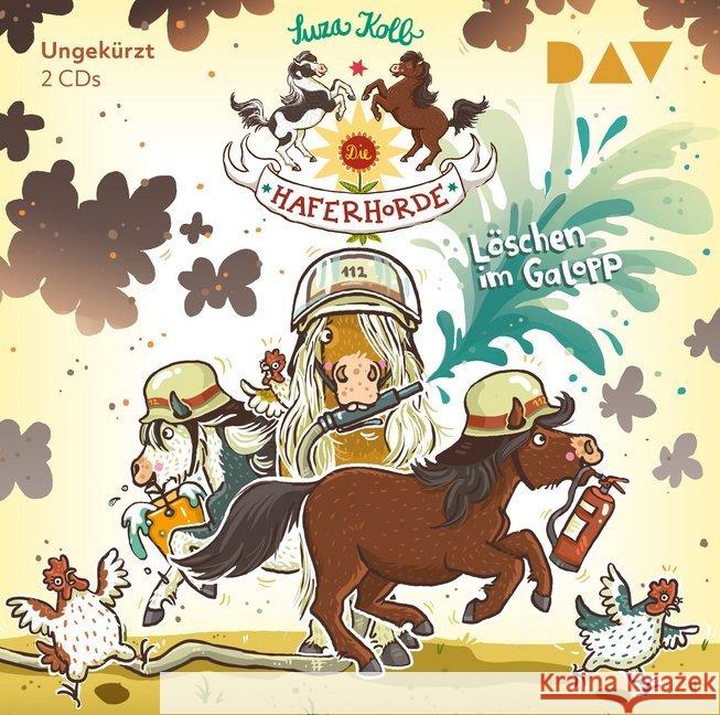 Die Haferhorde - Löschen im Galopp, 2 Audio-CD : Ungekürzte Lesung mit Bürger Lars Dietrich (2 CDs), Lesung. CD Standard Audio Format Kolb, Suza 9783742414328 Der Audio Verlag, DAV