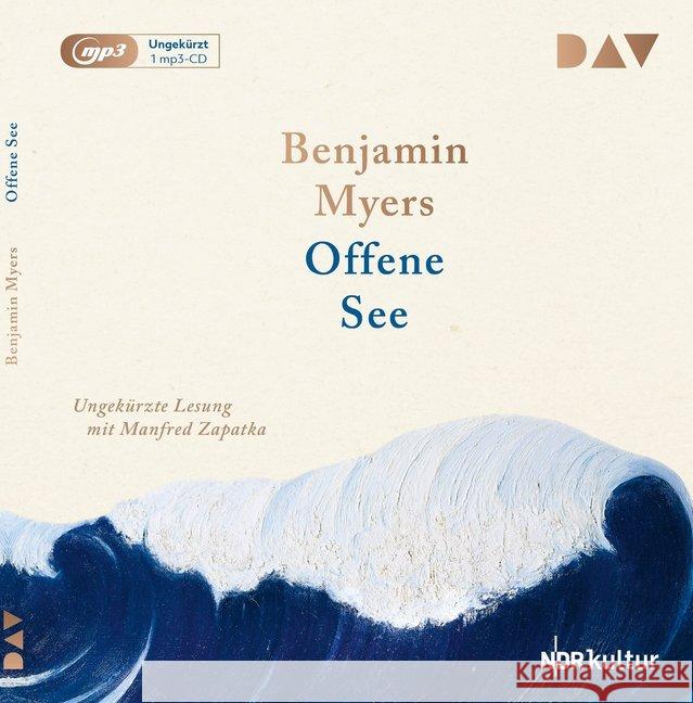 Offene See, 1 Audio-CD, MP3 : Ungekürzte Lesung mit Manfred Zapatka (1 mp3-CD), Lesung Myers, Benjamin 9783742414403