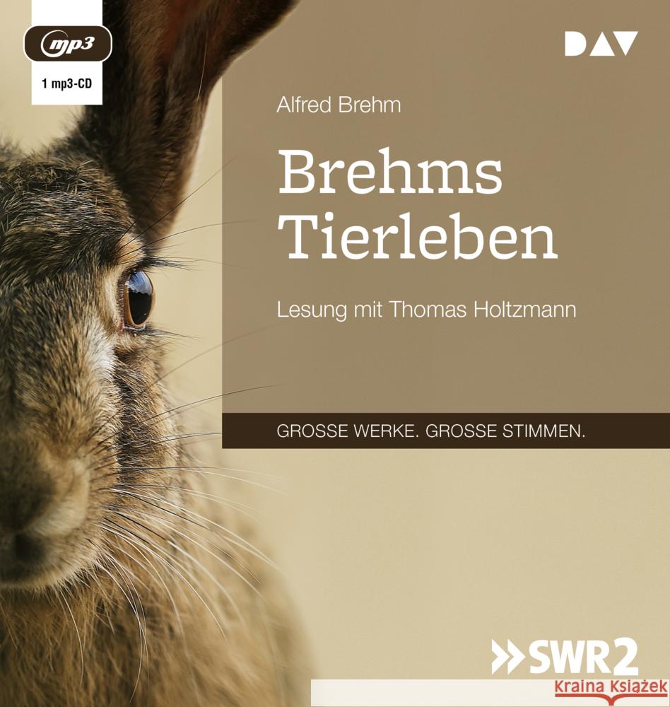 Brehms Tierleben, 1 Audio-CD, MP3 Brehm, Alfred 9783742415585