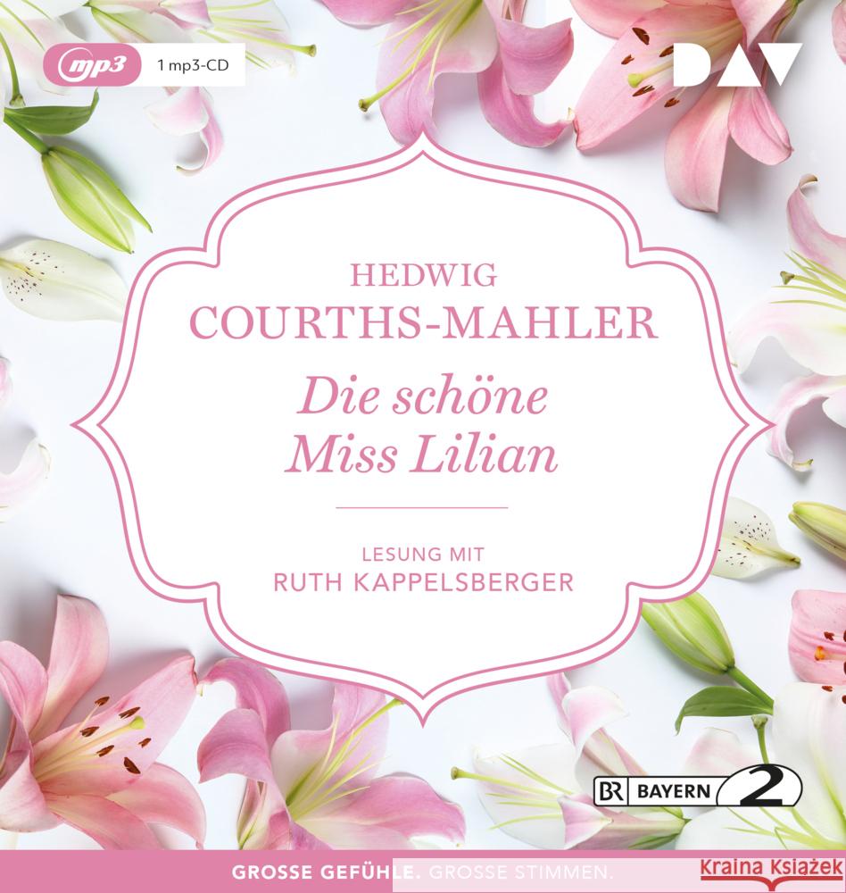 Die schöne Miss Lilian, 1 Audio-CD, MP3 Courths-Mahler, Hedwig 9783742415608 Der Audio Verlag, DAV