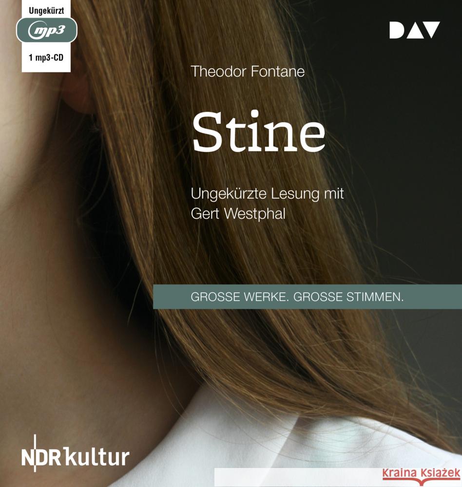 Stine, 1 Audio-CD, 1 MP3 Fontane, Theodor 9783742415622 Der Audio Verlag, DAV