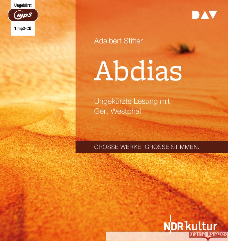 Abdias, 1 Audio-CD, 1 MP3 Stifter, Adalbert 9783742415646 Der Audio Verlag, DAV