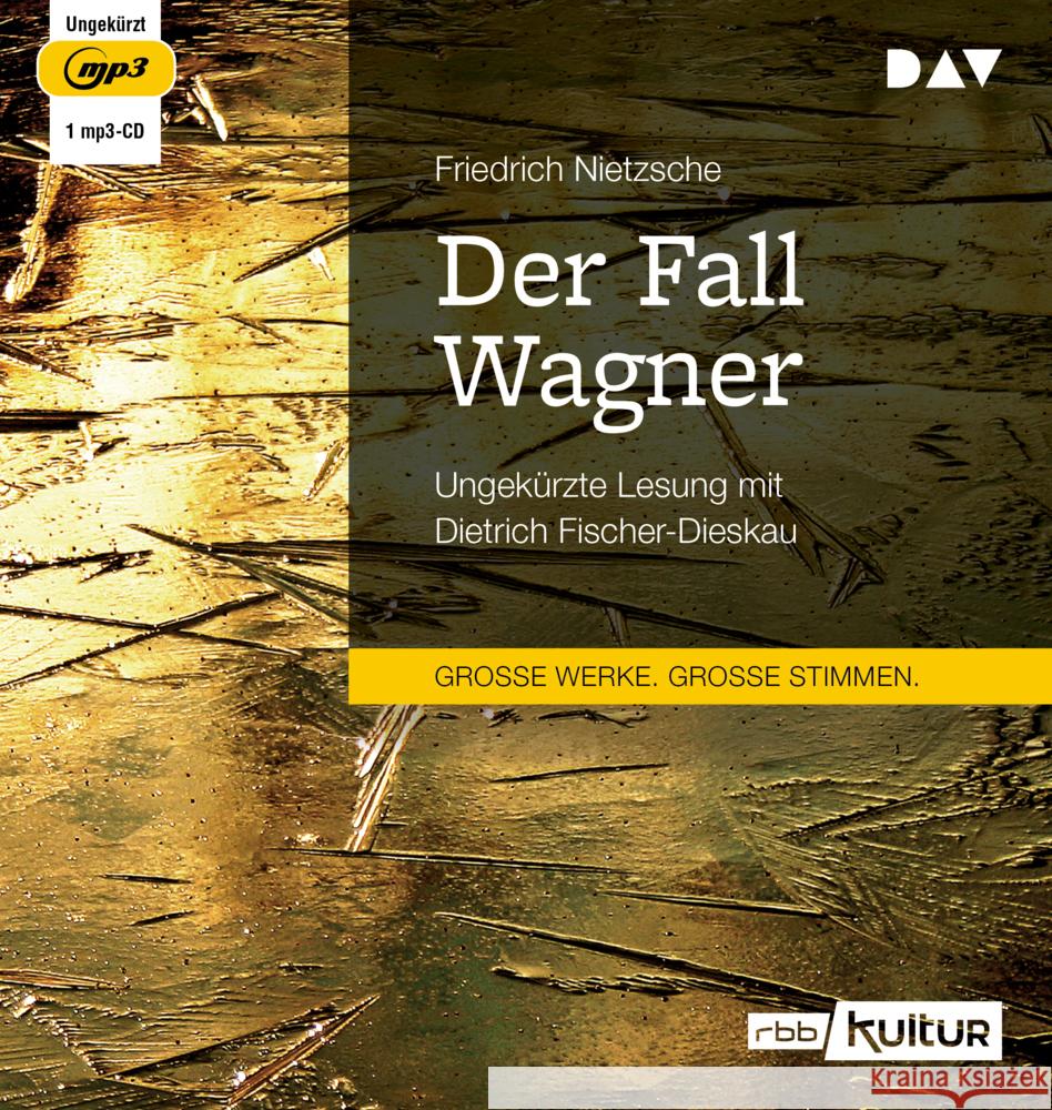 Der Fall Wagner, 1 Audio-CD, 1 MP3 Nietzsche, Friedrich 9783742415707