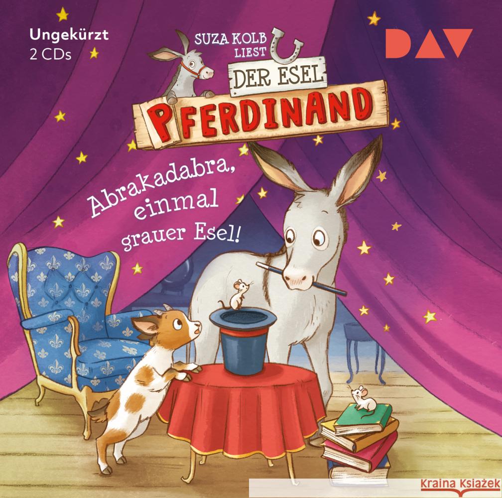 Der Esel Pferdinand - Teil 6: Abrakadabra, einmal grauer Esel!, 2 Audio-CD Kolb, Suza 9783742415868