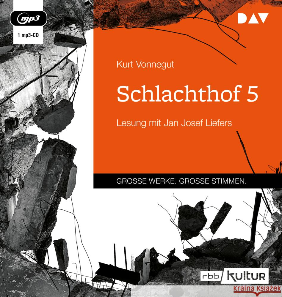 Schlachthof 5, 1 Audio-CD, 1 MP3 Vonnegut, Kurt 9783742416278 Der Audio Verlag, DAV