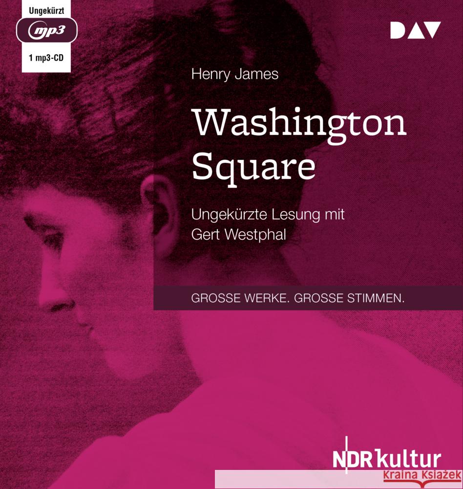 Washington Square, 1 Audio-CD, James, Henry 9783742416292 Der Audio Verlag, DAV