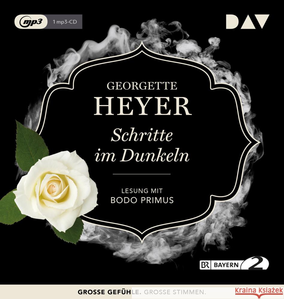 Schritte im Dunkeln, 1 Audio-CD, MP3 Heyer, Georgette 9783742416414 Der Audio Verlag, DAV