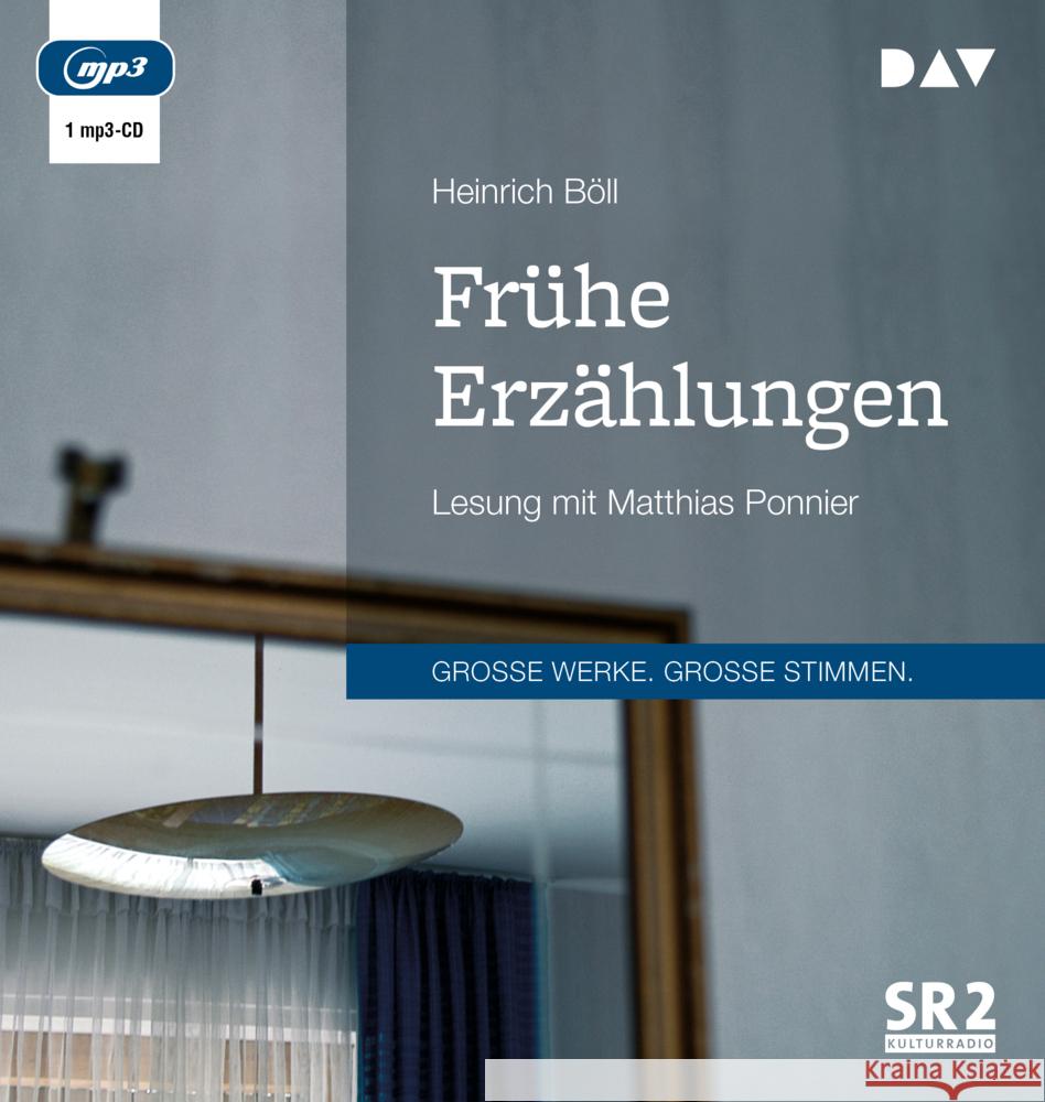 Frühe Erzählungen, 1 Audio-CD, 1 MP3 Böll, Heinrich 9783742416704