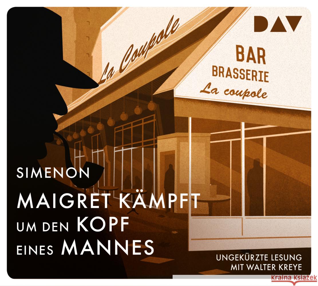 Maigret kämpft um den Kopf eines Mannes, 4 Audio-CD Simenon, Georges 9783742417282 Der Audio Verlag, DAV