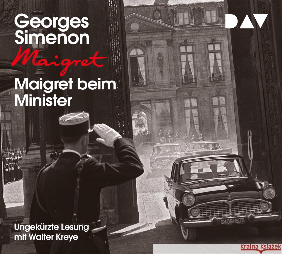 Maigret beim Minister, 5 Audio-CD Simenon, Georges 9783742417404 Der Audio Verlag, DAV