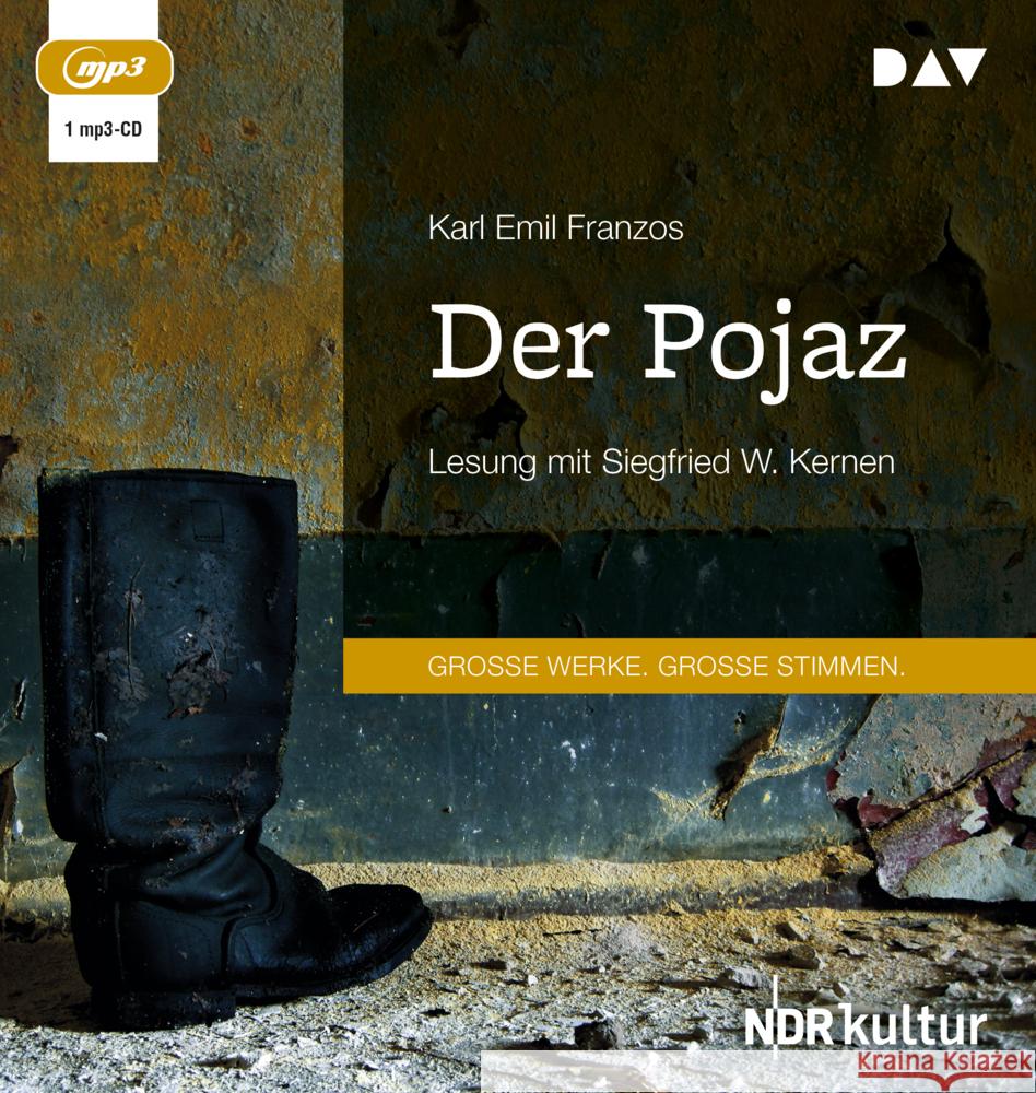 Der Pojaz, 1 Audio-CD, 1 MP3 Franzos, Karl Emil 9783742417701 Der Audio Verlag, DAV