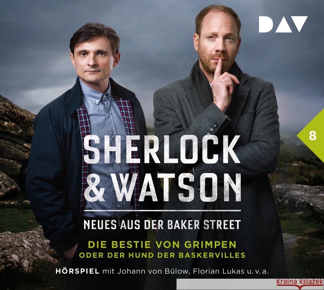 Sherlock & Watson - Neues aus der Baker Street: Die Bestie von Grimpen oder Der Hund der Baskervilles, 2 Audio-CD Koppelmann, Viviane 9783742417916 Der Audio Verlag, DAV
