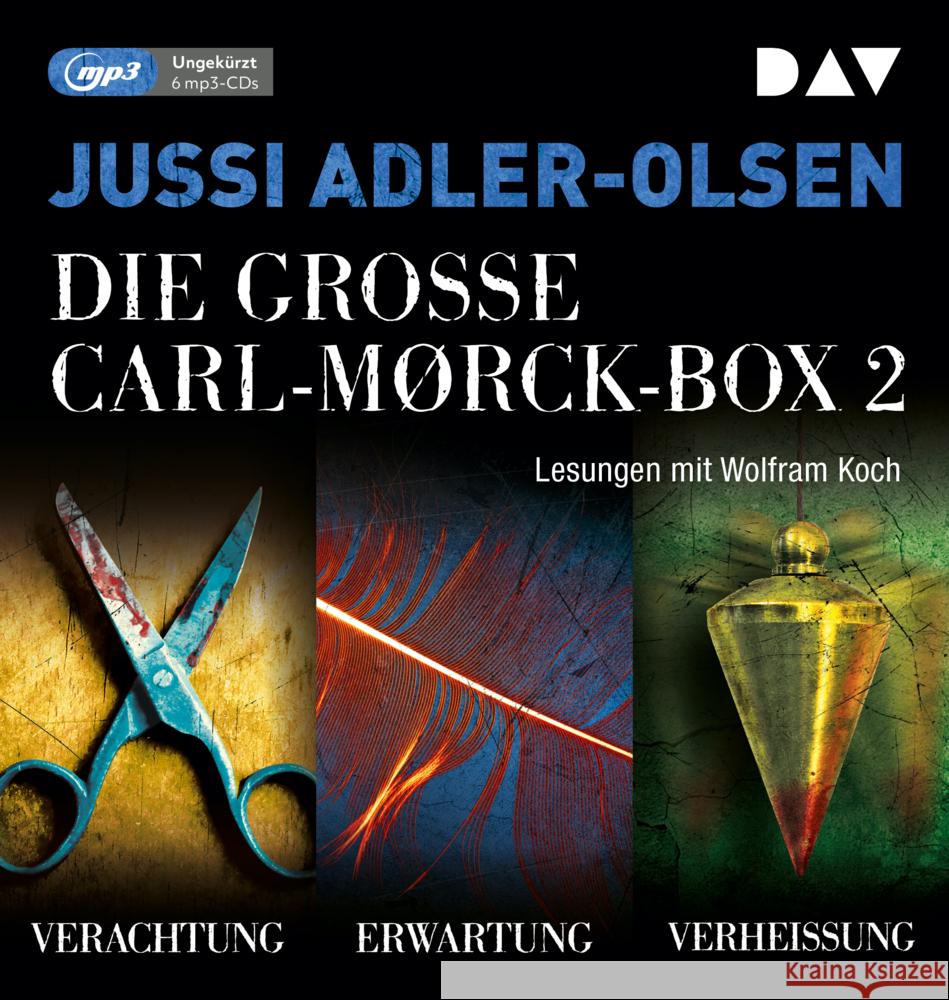 Die große Carl-Mørck-Box 2. Box.2, 6 Audio-CD, 6 MP3 Adler-Olsen, Jussi 9783742418951 Der Audio Verlag, DAV