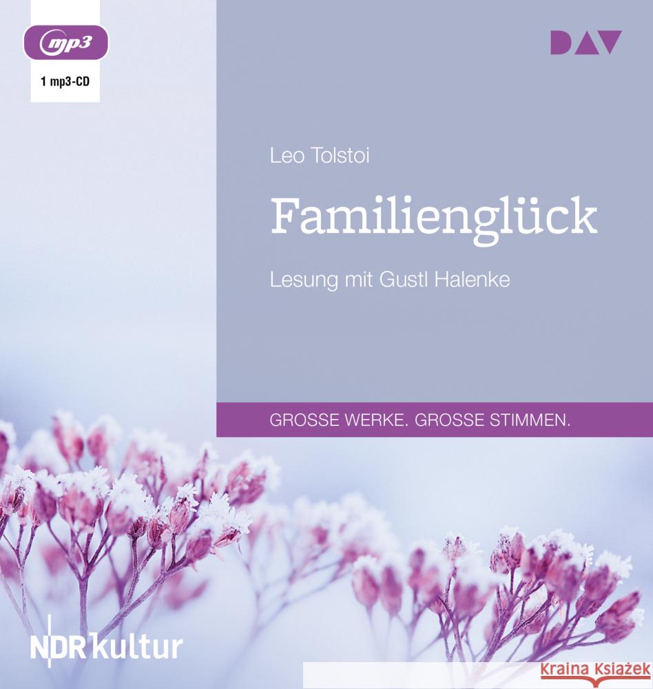 Familienglück, 1 Audio-CD, 1 MP3 Tolstoi, Leo N. 9783742419385 Der Audio Verlag, DAV