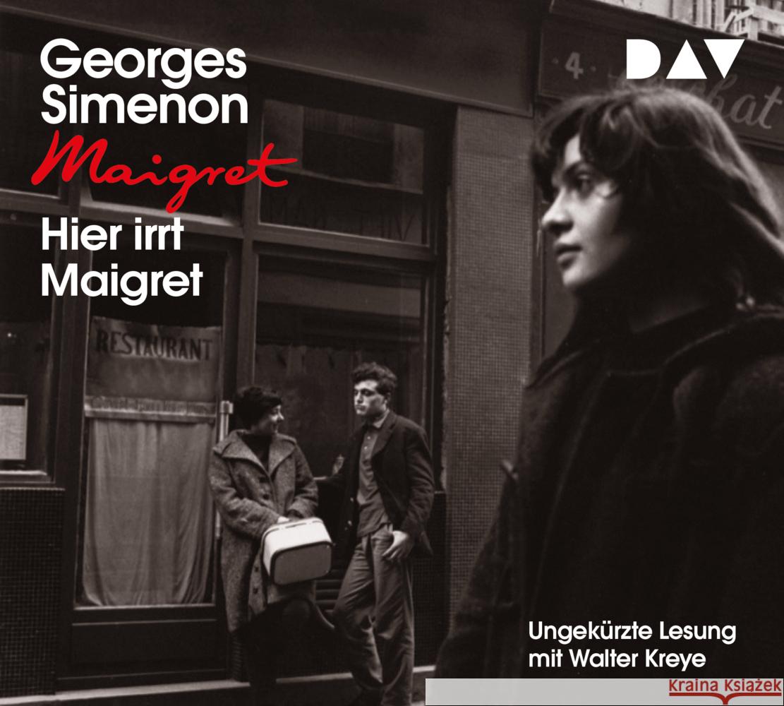 Hier irrt Maigret, 4 Audio-CD Simenon, Georges 9783742419507 Der Audio Verlag, DAV