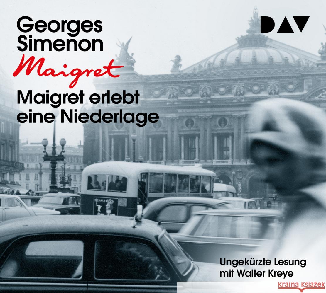 Maigret erlebt eine Niederlage, 4 Audio-CD Simenon, Georges 9783742419545 Der Audio Verlag, DAV