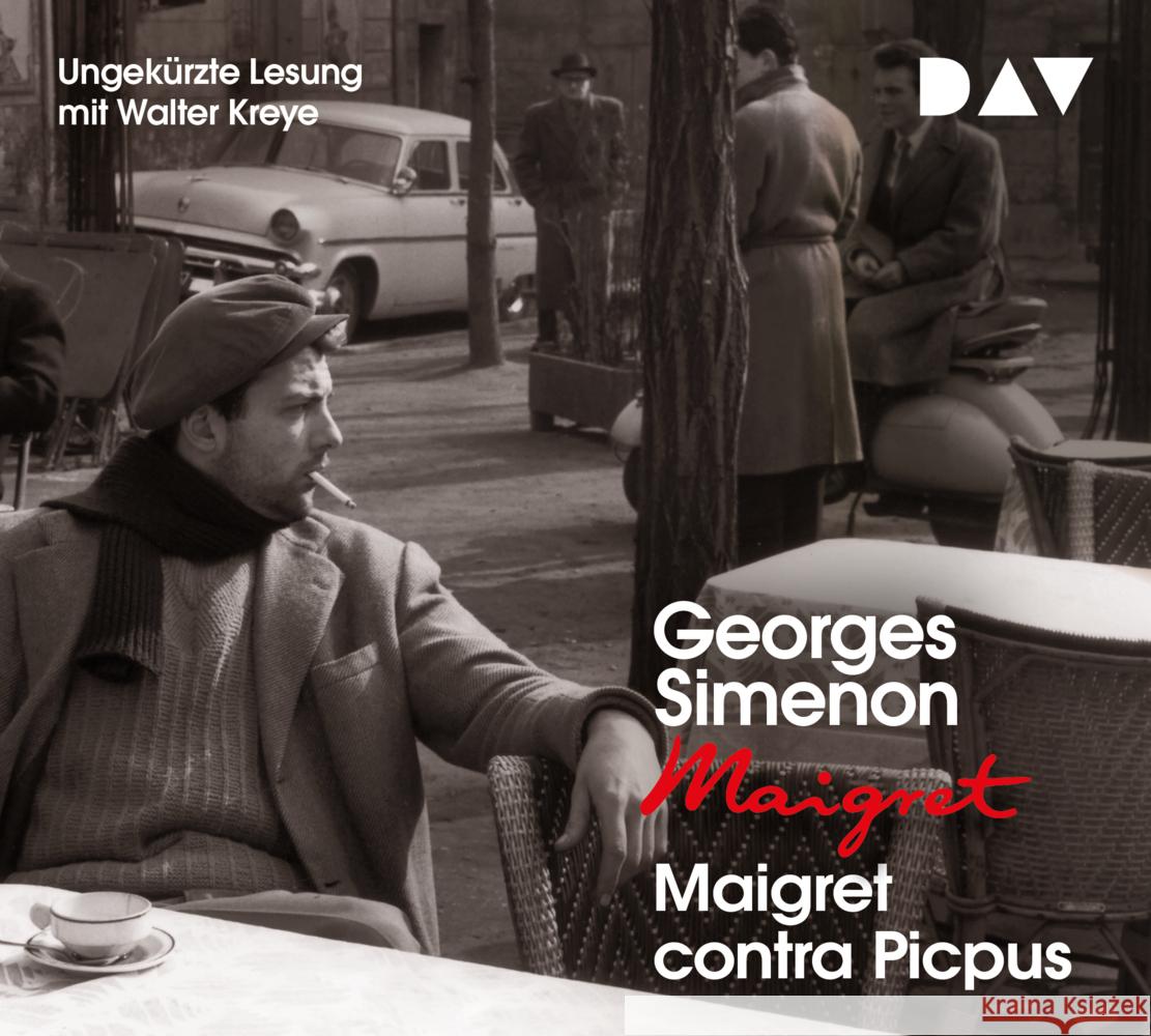 Maigret contra Picpus, 4 Audio-CD Simenon, Georges 9783742419583 Der Audio Verlag, DAV