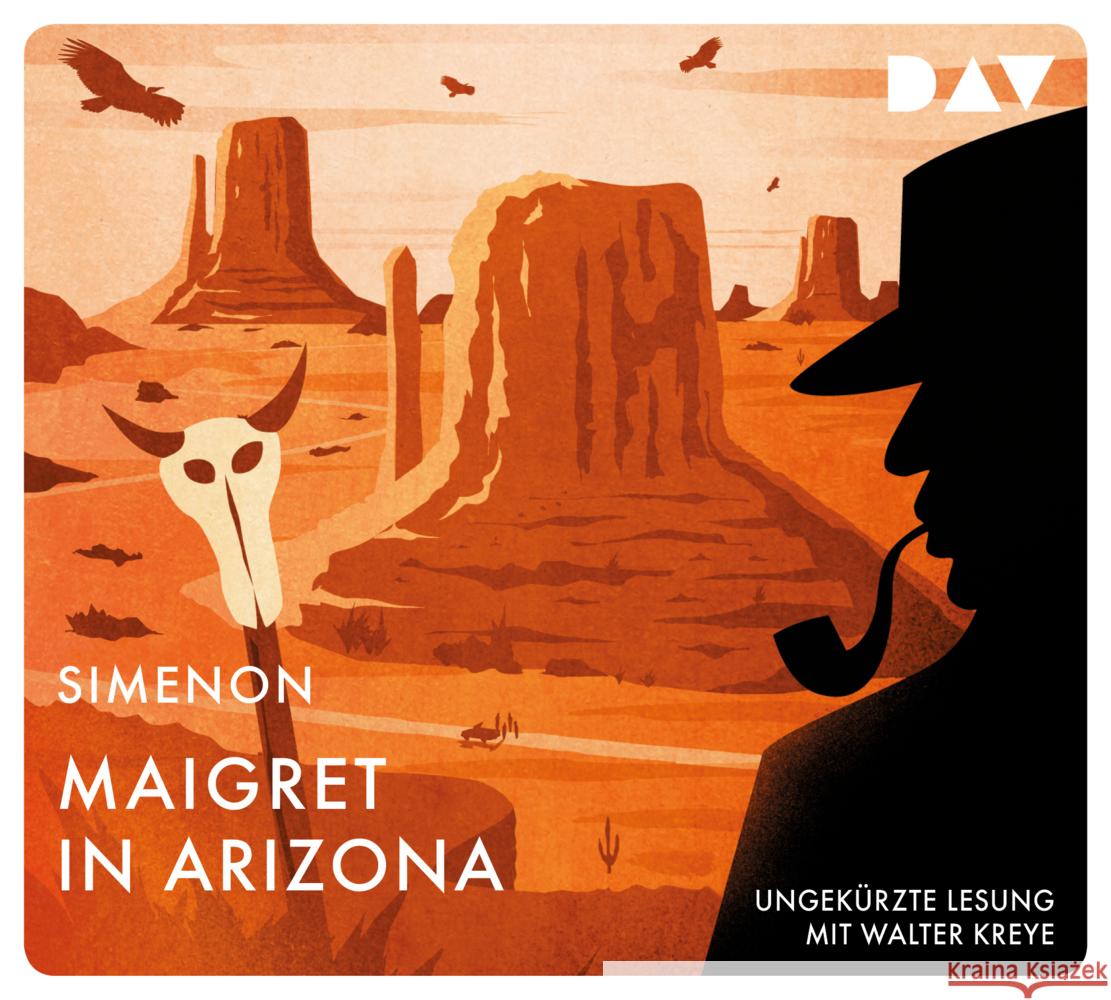 Maigret in Arizona, 4 Audio-CD Simenon, Georges 9783742419606 Der Audio Verlag, DAV