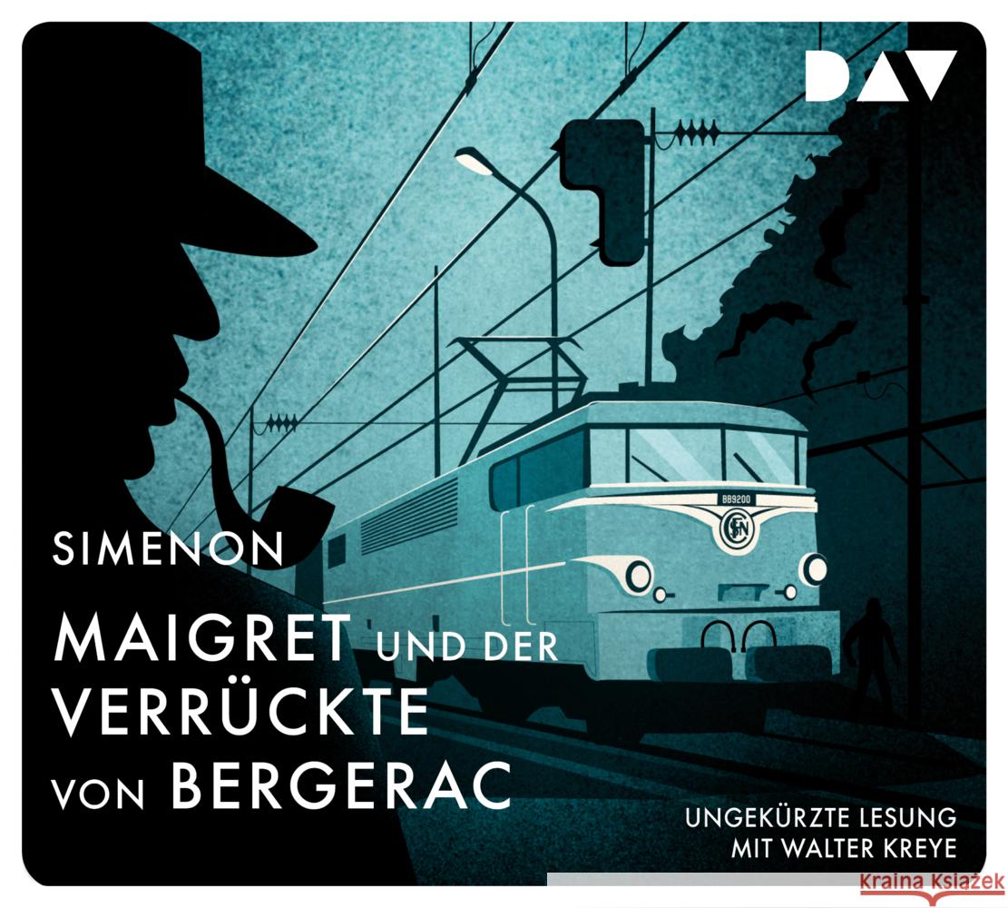 Maigret und der Verrückte von Bergerac, 4 Audio-CD Simenon, Georges 9783742419620 Der Audio Verlag, DAV