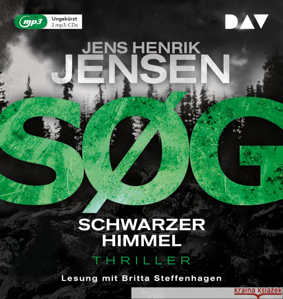 SØG. Schwarzer Himmel. Ein Nina-Portland-Thriller (Teil 2), 2 Audio-CD, 2 MP3 Jensen, Jens Henrik 9783742419873 Der Audio Verlag, DAV